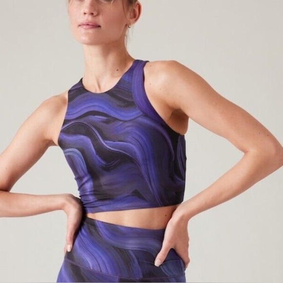 Athleta Conscious Crop Sports Bra (Small) - Picture 1 of 5